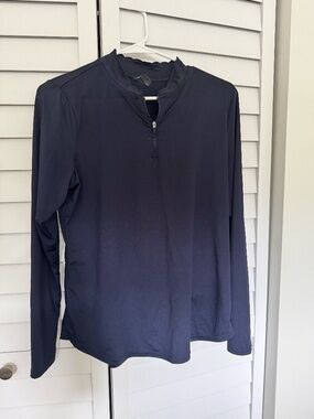 Jofit Medium Mock Navy Golf 1/4 zip New without Tags